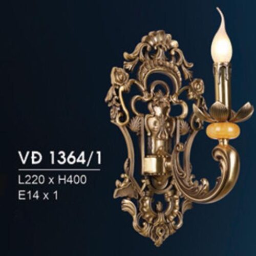 Đèn Vách Đồng VĐ 1364/1 Hufa