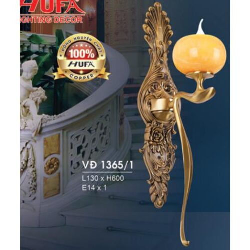 Đèn Vách Đồng VĐ 1365/1 Hufa