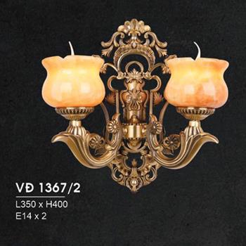 Đèn vách đồng VĐ 1367/2 Hufa