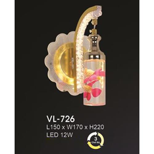 Đèn vách led trang trí trong nhà VL 726 Hufa