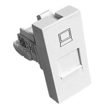 Ổ cắm mạng 8 chân Cat 5E WGMRJ45 Hager